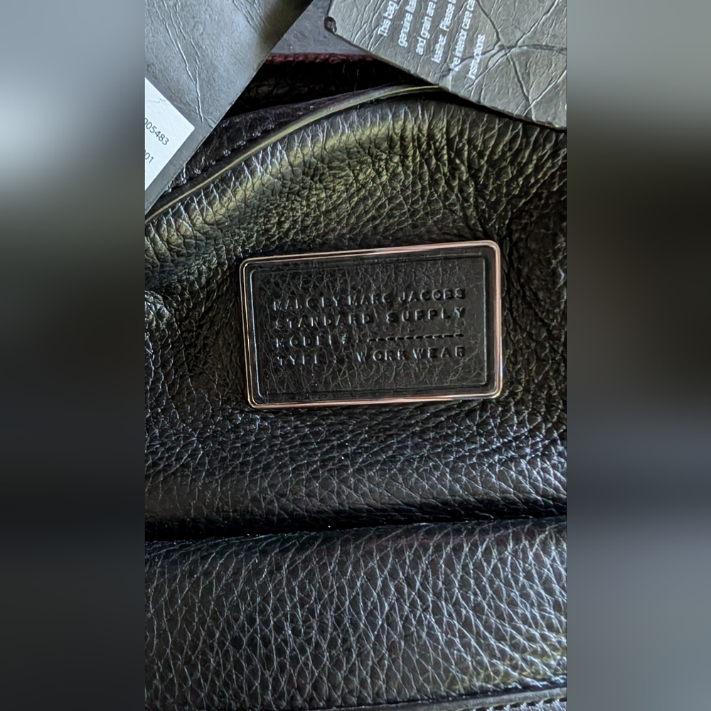 RARE, VINTAGE NWT Marc by Marc Jacobs Black Leather DOMO BIKER BACKPACK-$478 - Picture 14 of 14